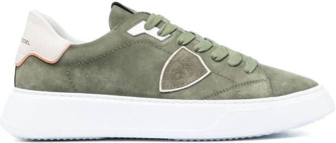 Philippe Model Paris Temple low-top sneakers Groen