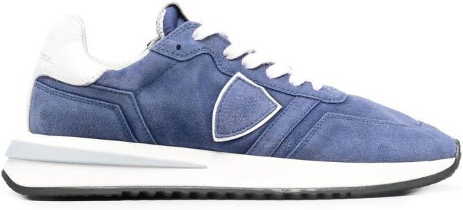 Philippe Model Paris Tropez 2.1 suède sneakers Blauw