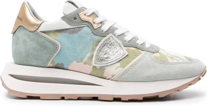 Philippe Model Paris Tropez Haute canvas sneakers Groen