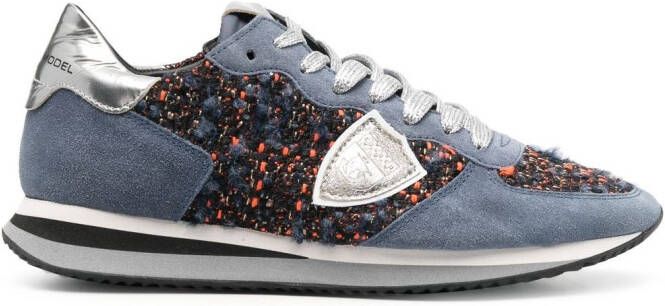 Philippe Model Paris TRPX sneakers met logopatch Blauw