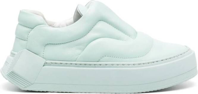 Pierre Hardy Skate Cubix leren sneakers Groen