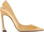 Pīferi Avangarda 100mm metallic-effect pumps Goud - Thumbnail 1