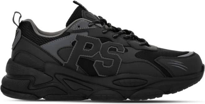 Plein Sport Lo-Top sneakers met logopatch Zwart