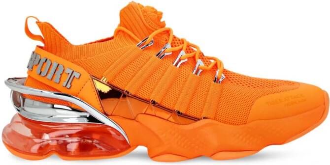 Philipp Plein Tiger Attack Gen.X.04 Scratch sneakers Oranje