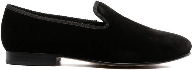 Polo Ralph Lauren Paxton fluwelen loafers Zwart