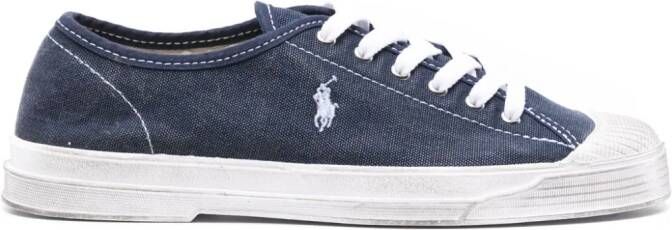 Polo Ralph Lauren Polo Pony canvas sneakers Blauw