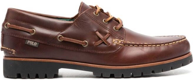 Polo Ralph Lauren Paxton fluwelen loafers Zwart - Foto 1