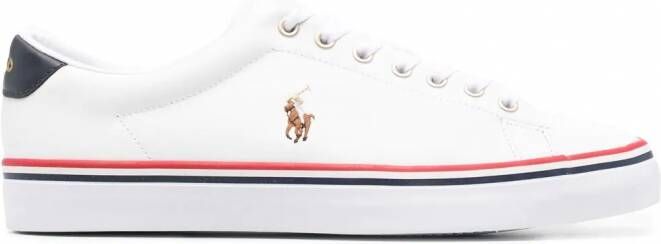 Polo Ralph Lauren Sneakers met geborduurd logo Wit