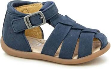 Pom D'api Sandalen met bandjes Blauw