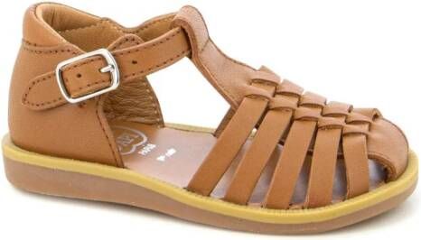 Pom D'api Sandalen met bandjes Bruin