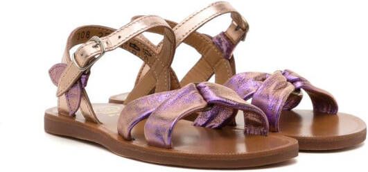 Pom D'api Sandalen met open neus Paars