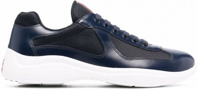 vacuüm Feodaal Mew Mew Prada America's Cup low top sneakers Blauw - Schoenen.nl