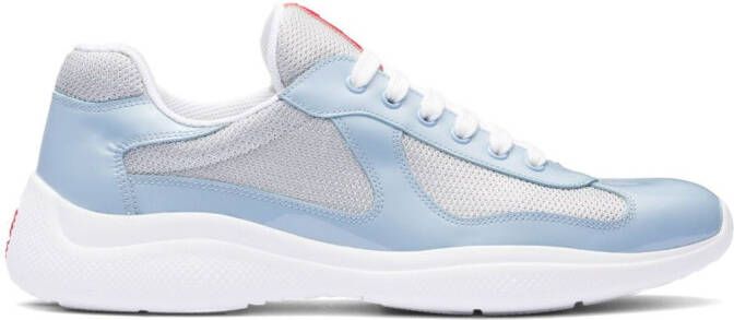 Prada America's Cup low-top sneakers Blauw