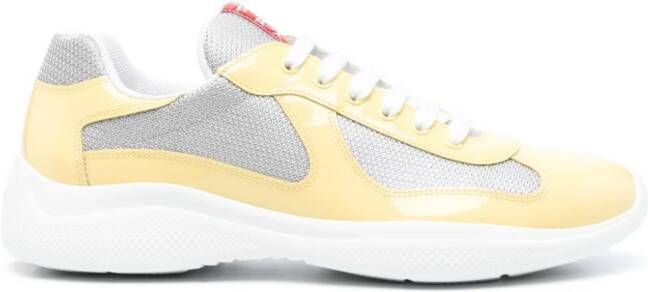 Prada America's Cup sneakers Geel