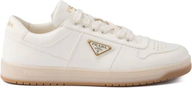 Prada Downtown low-top sneakers Beige