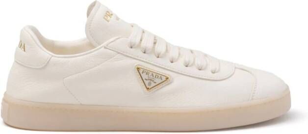 Prada Downtown low-top sneakers Beige