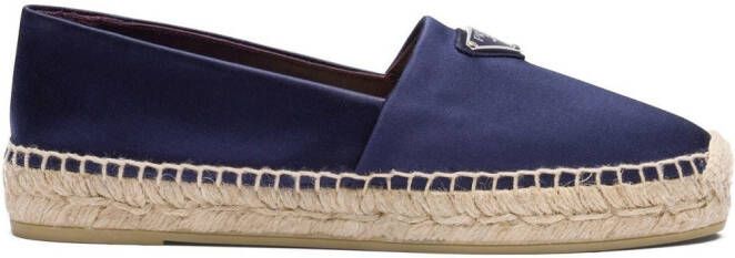 Prada Espadrilles met logoplakkaat Paars