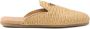 Prada Geweven slippers met logo-applicatie Beige - Thumbnail 1