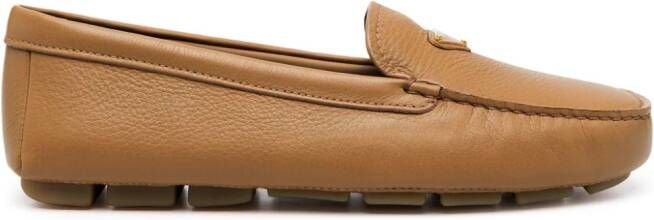 Prada Leren loafers Bruin