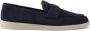 Prada Loafers met logo Blauw - Thumbnail 1