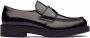 Prada Chocolate loafers van geborsteld leer Zwart - Thumbnail 1