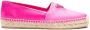 Prada Espadrilles met logoplakkaat Roze - Thumbnail 1