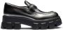 Prada Moonlith leren loafers met ombré-effect Zwart - Thumbnail 1