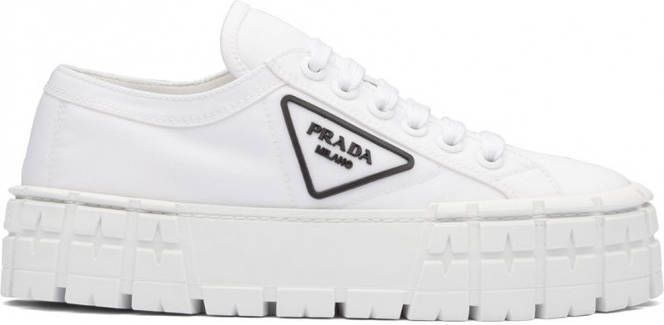 Prada Nylon gabardine sneakers Wit