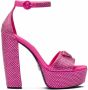 Prada Sandalen met plateauzool Roze - Thumbnail 1