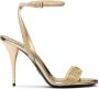 Prada Satijnen sandalen Goud - Thumbnail 1