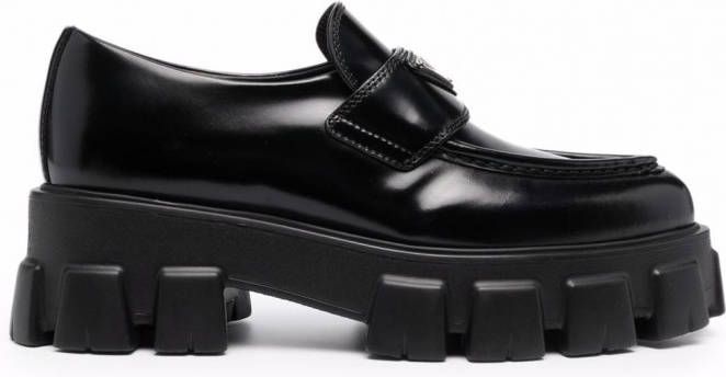 prada chunky loafers womens