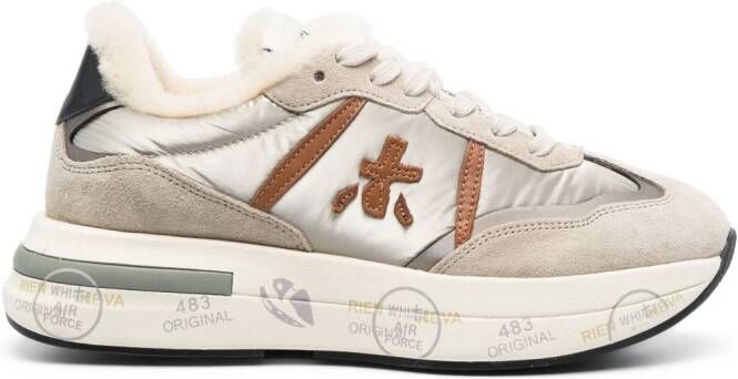 Premiata Cassie 6569 low-top sneakers Beige