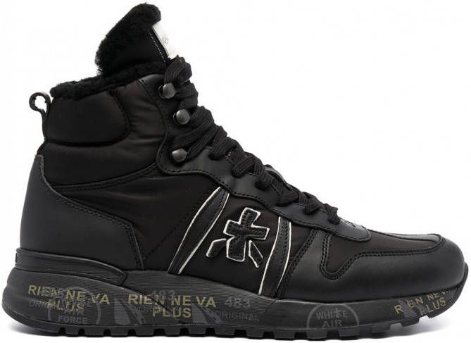 Premiata Jeff high-top sneakers Zwart