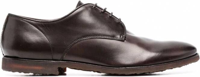 Premiata Leren derby veterschoenen Bruin