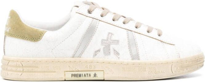 Premiata Russel 6746 gerafelde sneakers Wit