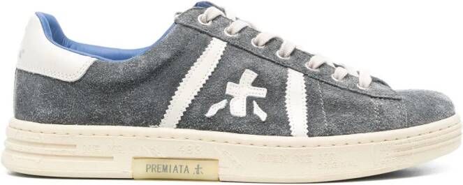 Premiata Russell sneakers met logopatch Grijs