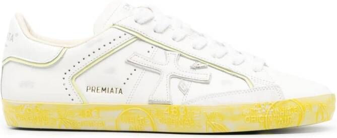 Premiata Steven 6668 sneakers met panelen Wit