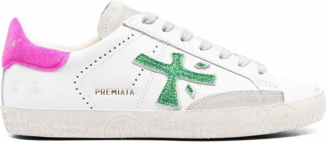 Premiata Steven low-top sneakers Wit