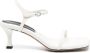 Proenza Schouler 70mm square-toe leather sandals Wit - Thumbnail 1