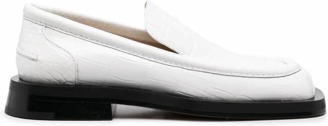 Proenza Schouler Leren loafers Wit