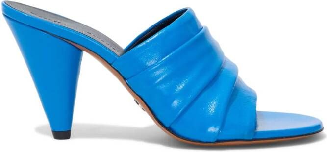 Proenza Schouler Leren sandalen Blauw