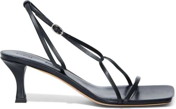 Proenza Schouler Leren slingback sandalen Zwart