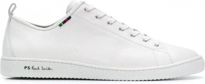 PS Paul Smith low top sneakers met logo Wit