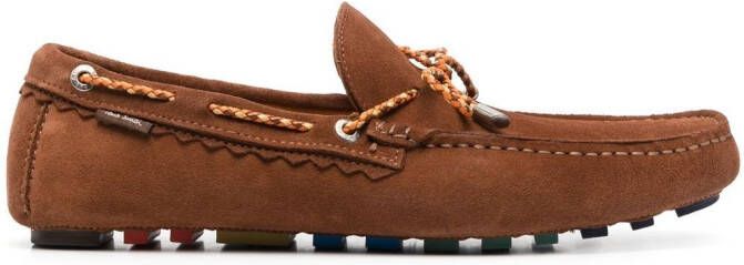 PS Paul Smith Suède moccasins Bruin