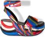 PUCCI ami sandalen met plateauzool Blauw - Thumbnail 1