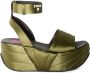 PUCCI ami sandalen met plateauzool Groen - Thumbnail 1