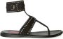 PUCCI Emilia leren sandalen Zwart - Thumbnail 1