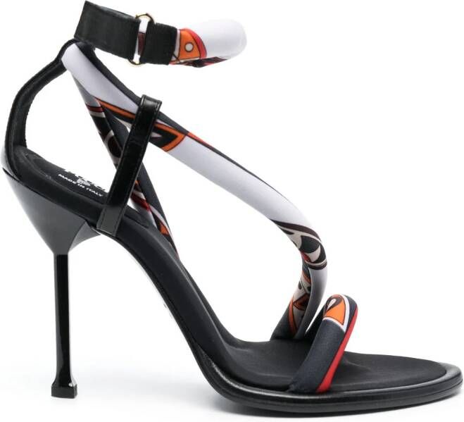 PUCCI Lee Girandole sandalen Zwart