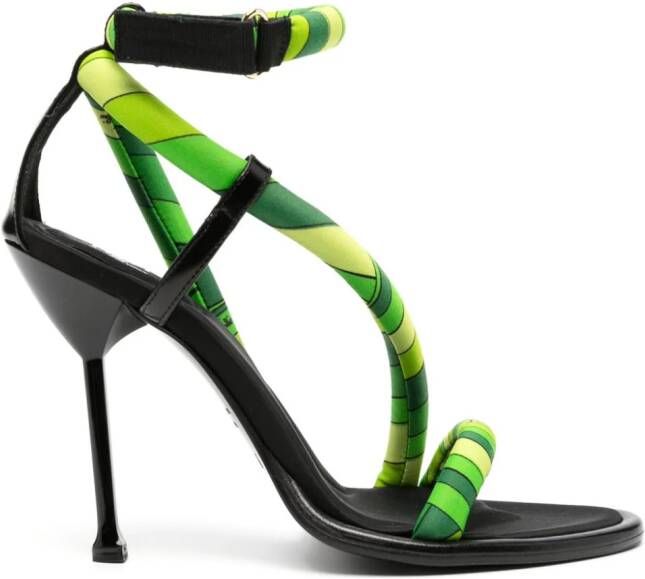 PUCCI Lee sandalen met print Groen