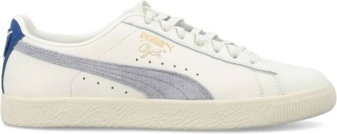 PUMA Clyde Base leren sneakers Wit